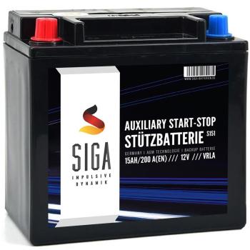 Batteria di backup AGM SIGA 15Ah 12V